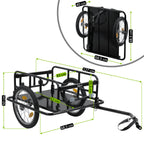 Remorque à vélo, 68 litres, pliable