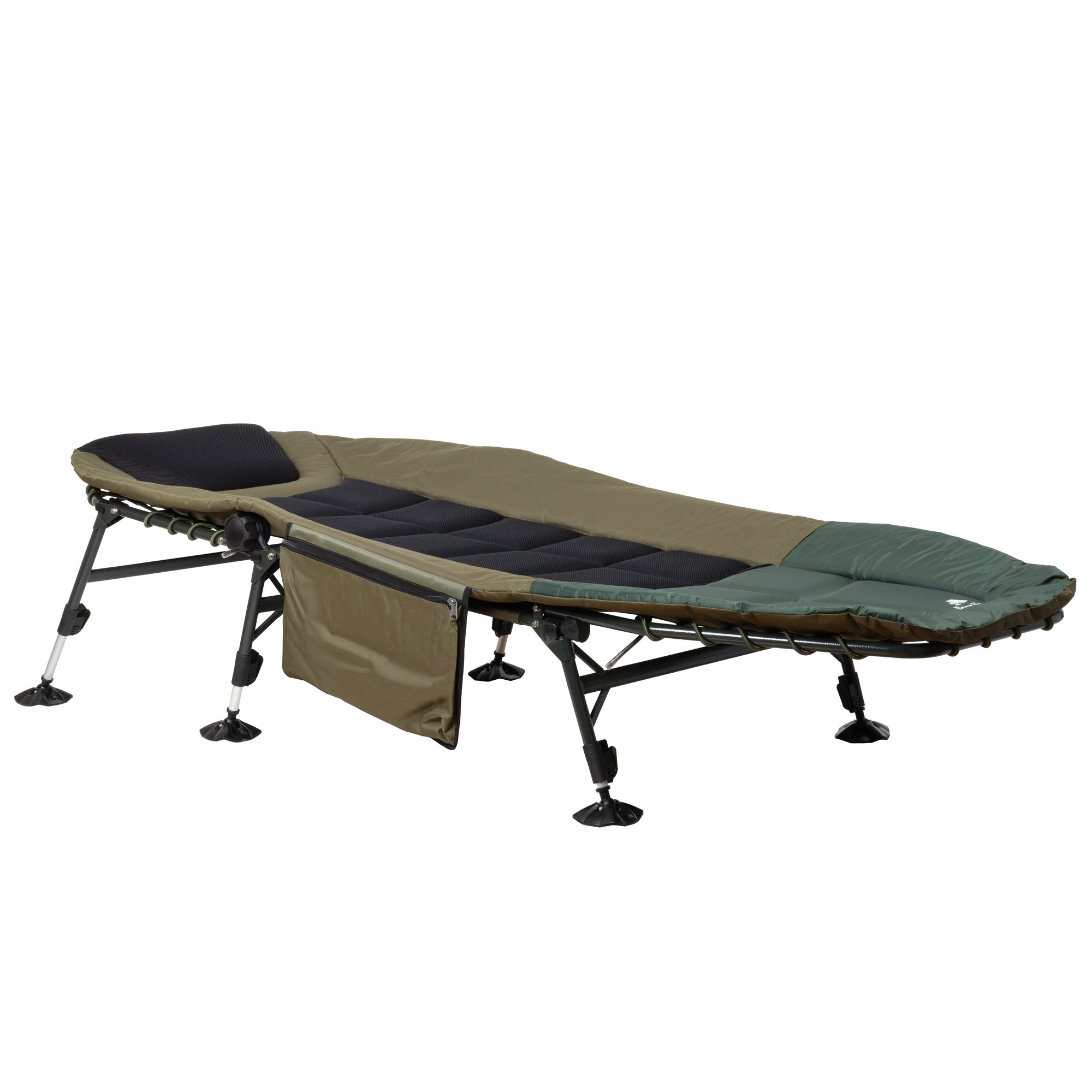Carp fishing bed "XXL", 200 x 81 x 41-98 cm, height adjustable