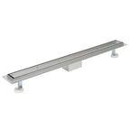 Bonde de douche en acier inoxydable, carrelable