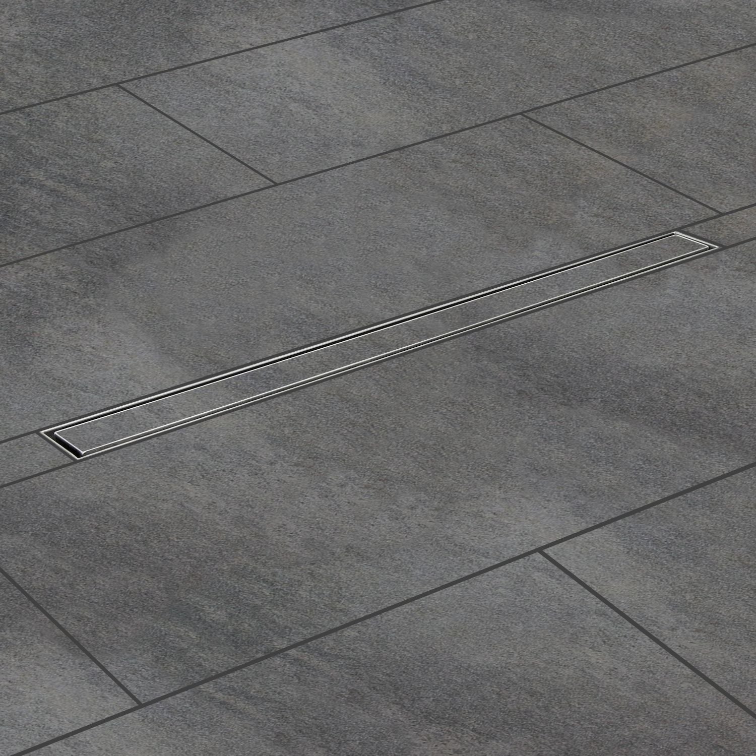 Edelstahl Duschablauf, befliesbar