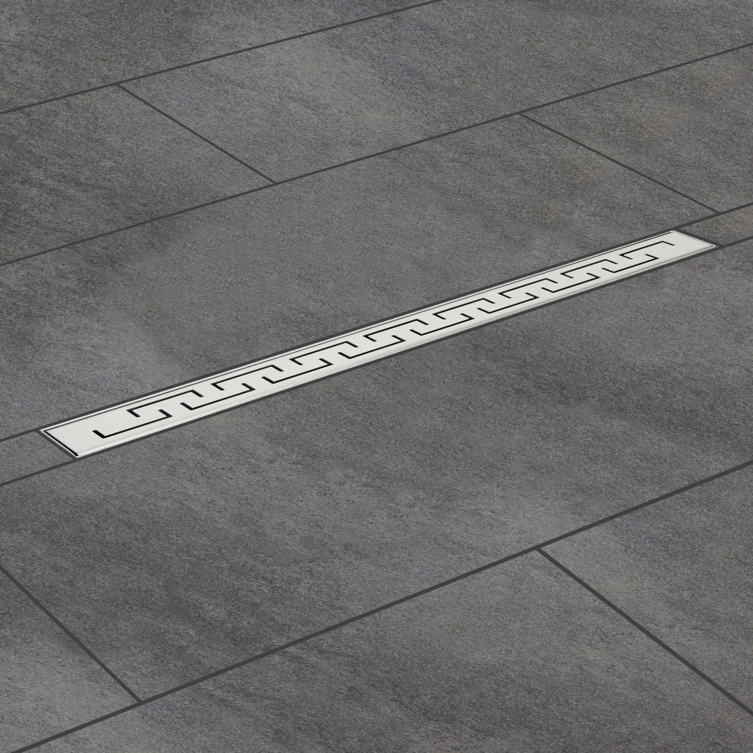 Edelstahl Duschablauf, befliesbar