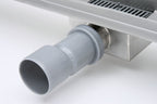 Bonde de douche en acier inoxydable, carrelable
