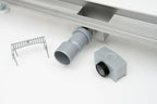 Bonde de douche en acier inoxydable, carrelable