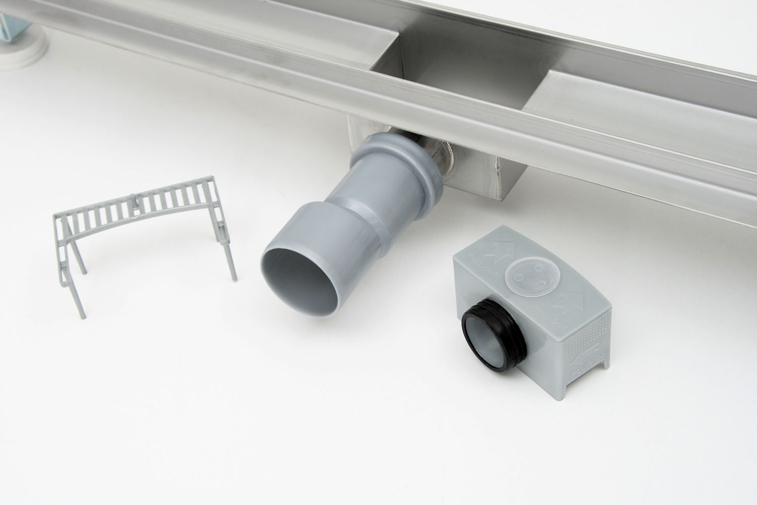 Edelstahl Duschablauf, befliesbar