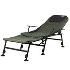 Chaise de pêche 2 en 1, chaise longue de pêche réglable en hauteur
