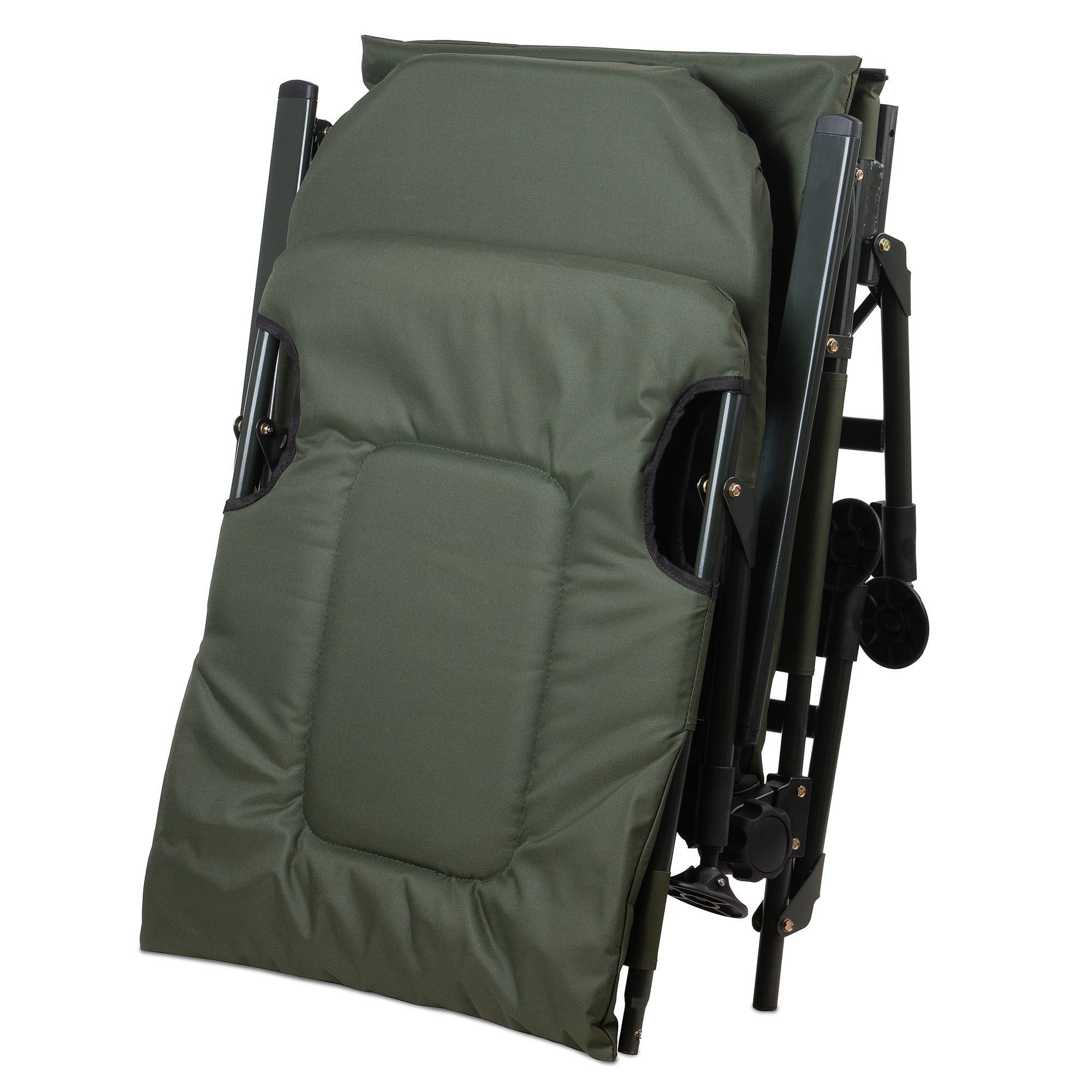 2-in-1 fishing chair, height-adjustable fishing lounger