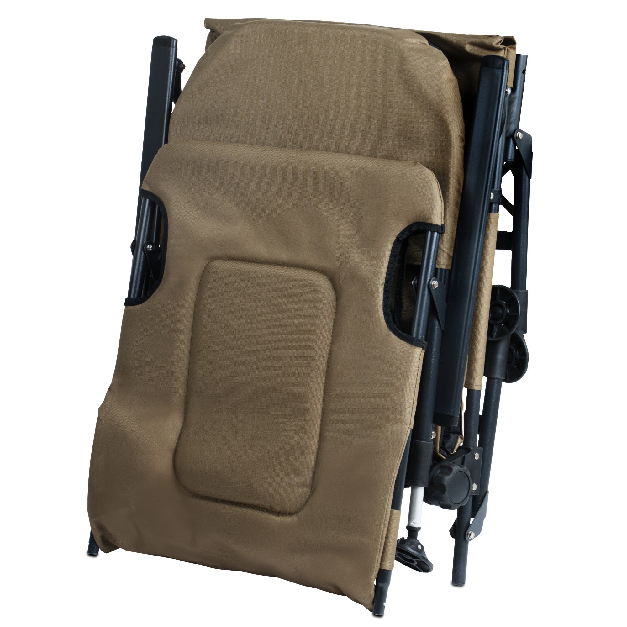 2-in-1 fishing chair, height-adjustable fishing lounger