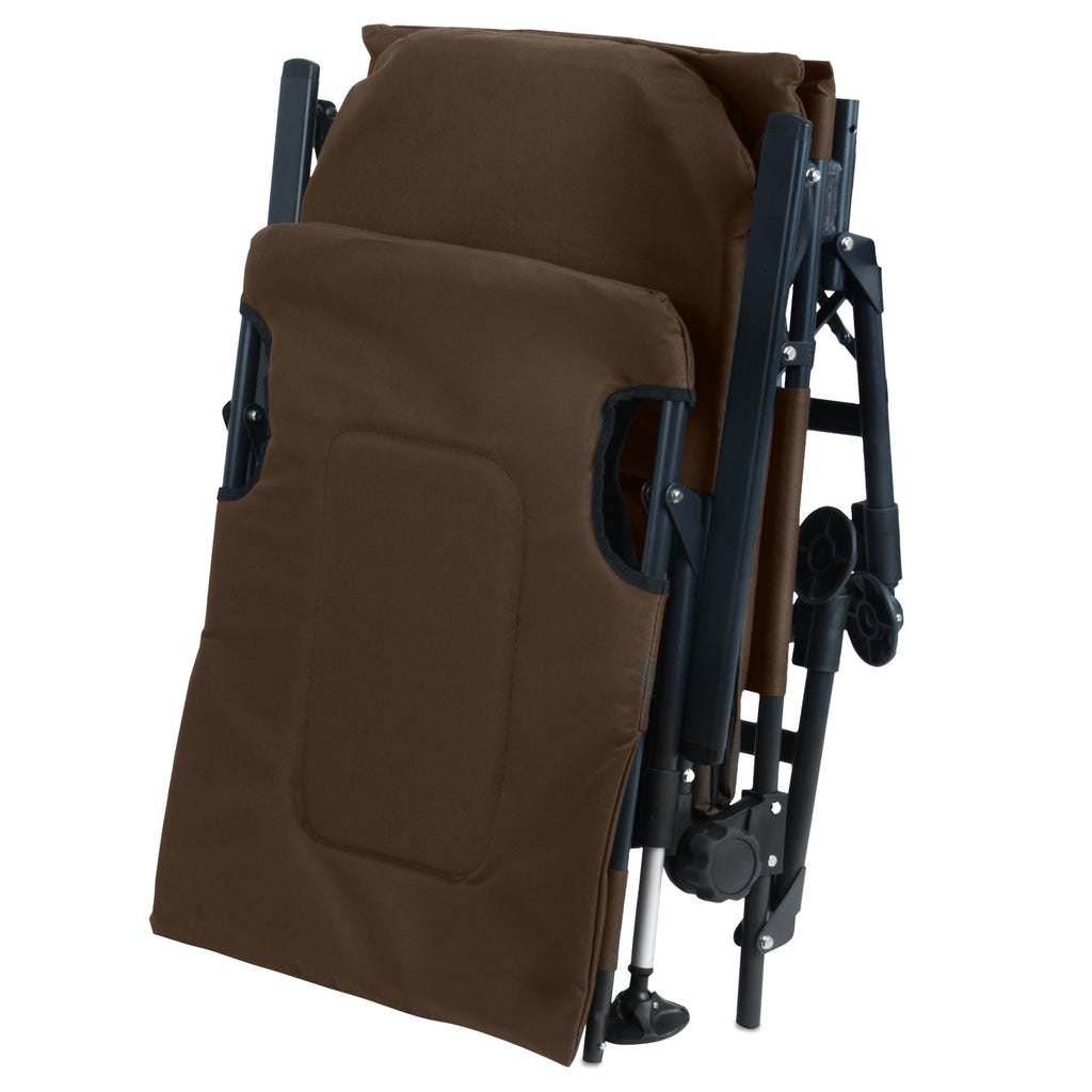 2-in-1 fishing chair, height-adjustable fishing lounger