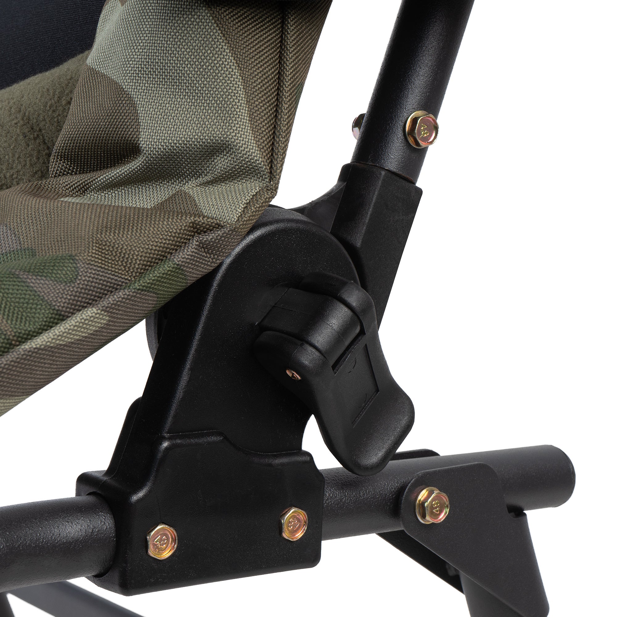 Chaise de pêche, camouflage vert olive, 100 x 60 x 120 cm