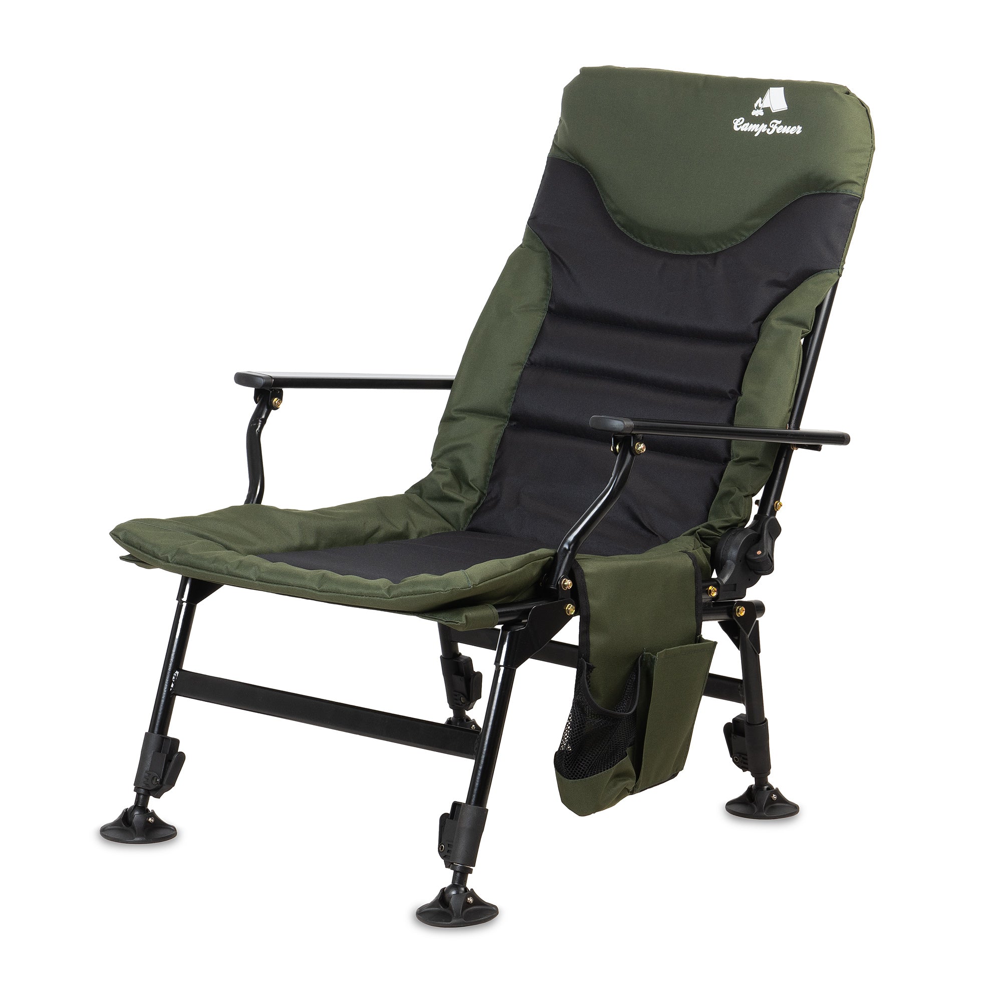 Fishing chair, foldable camping chair including bag