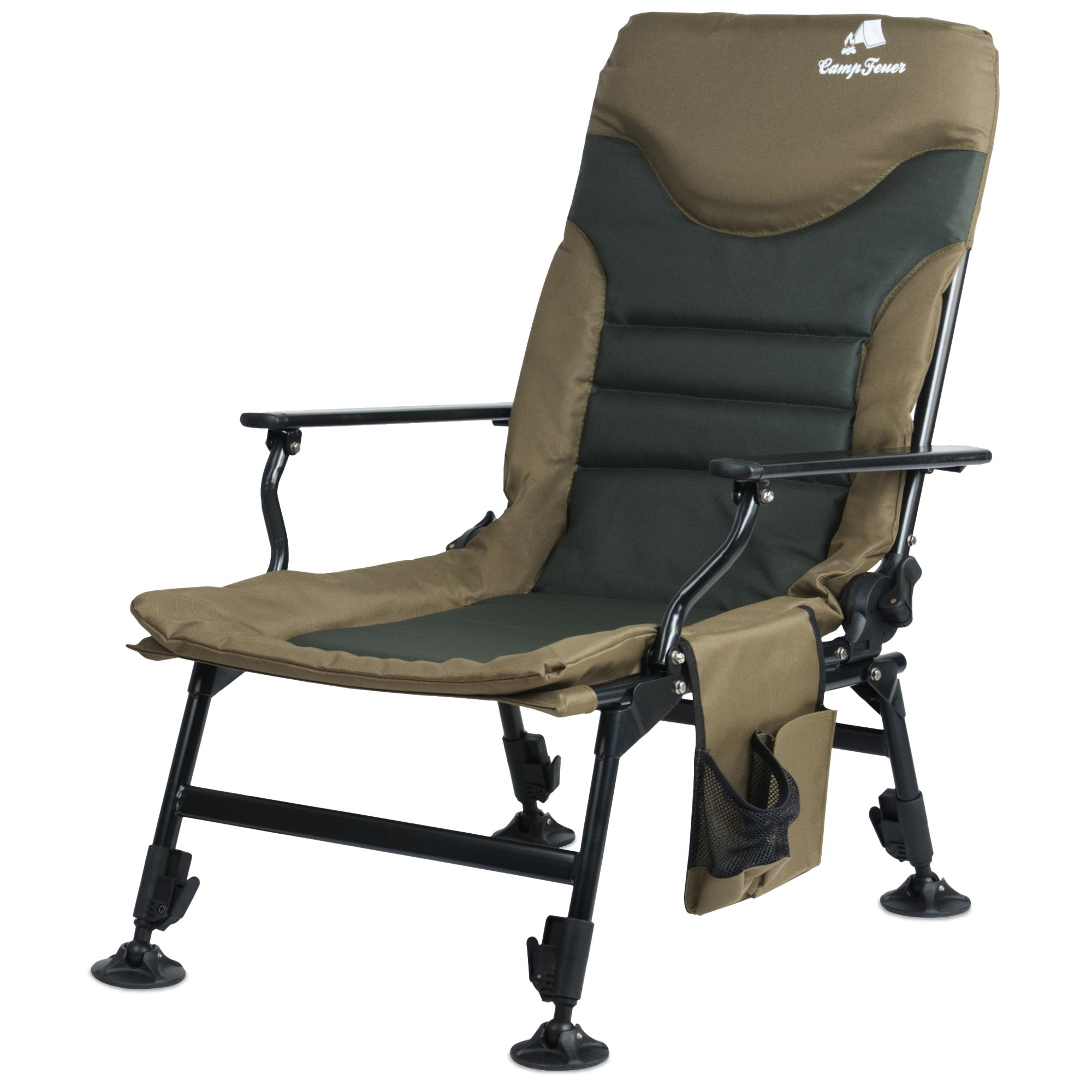 Fishing chair, foldable camping chair including bag