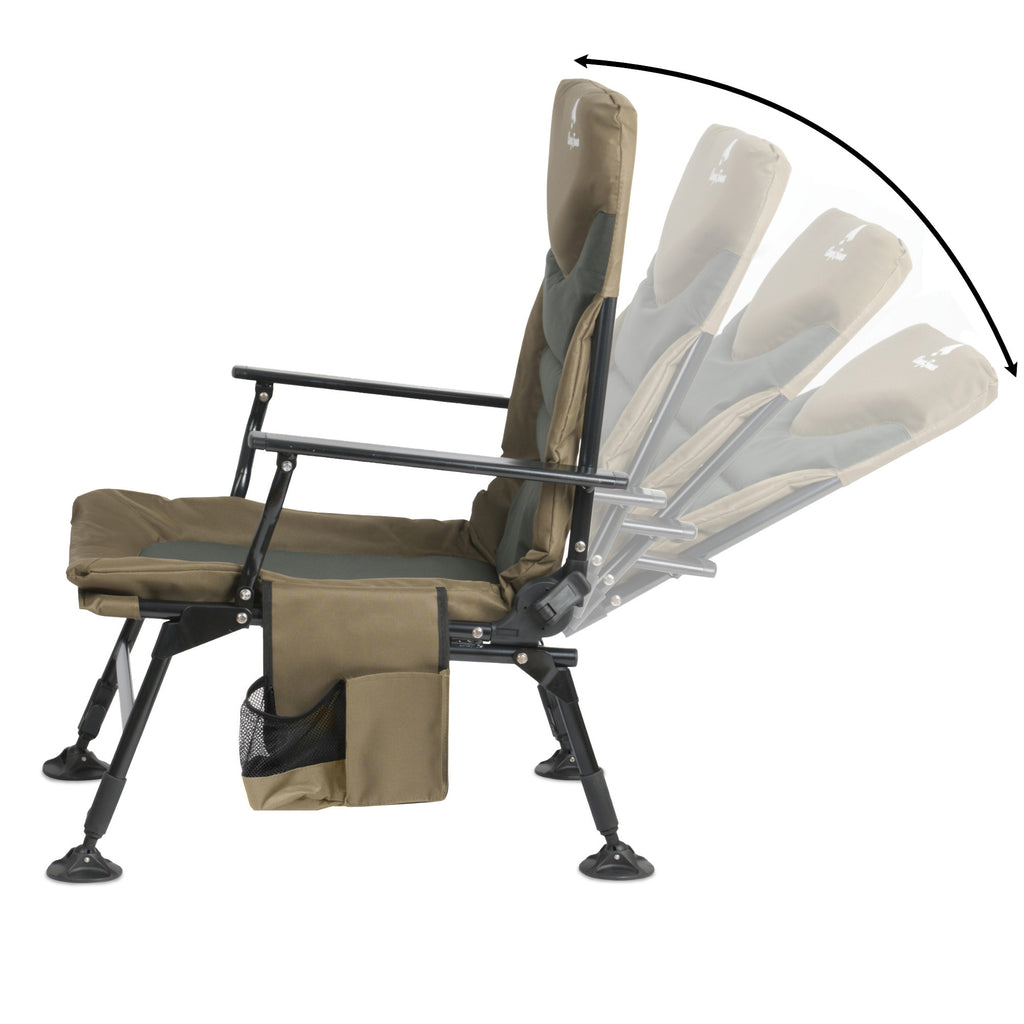 Fishing chair, foldable camping chair including bag