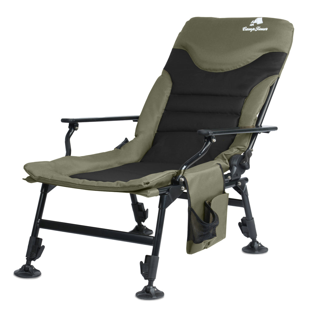 Fishing chair, foldable camping chair including bag