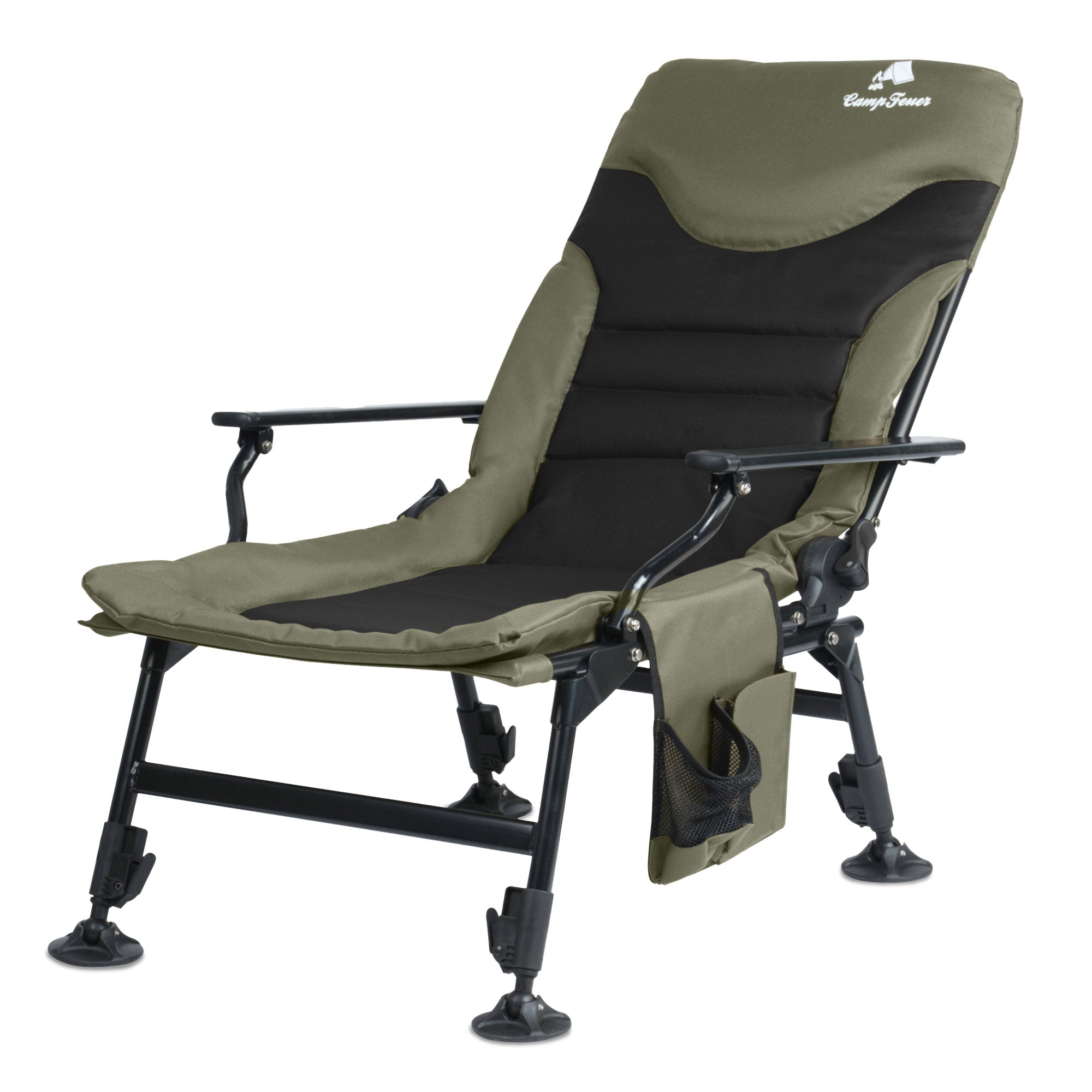 Fishing chair, foldable camping chair including bag