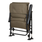 Fishing chair, camouflage brown, height adjustable