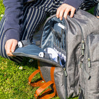 Sac à dos de pique-nique gris, 32 pièces, pour 4 personnes