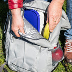 Sac à dos isotherme gris, 20 litres, 42 x 35 x 20 cm, étanche