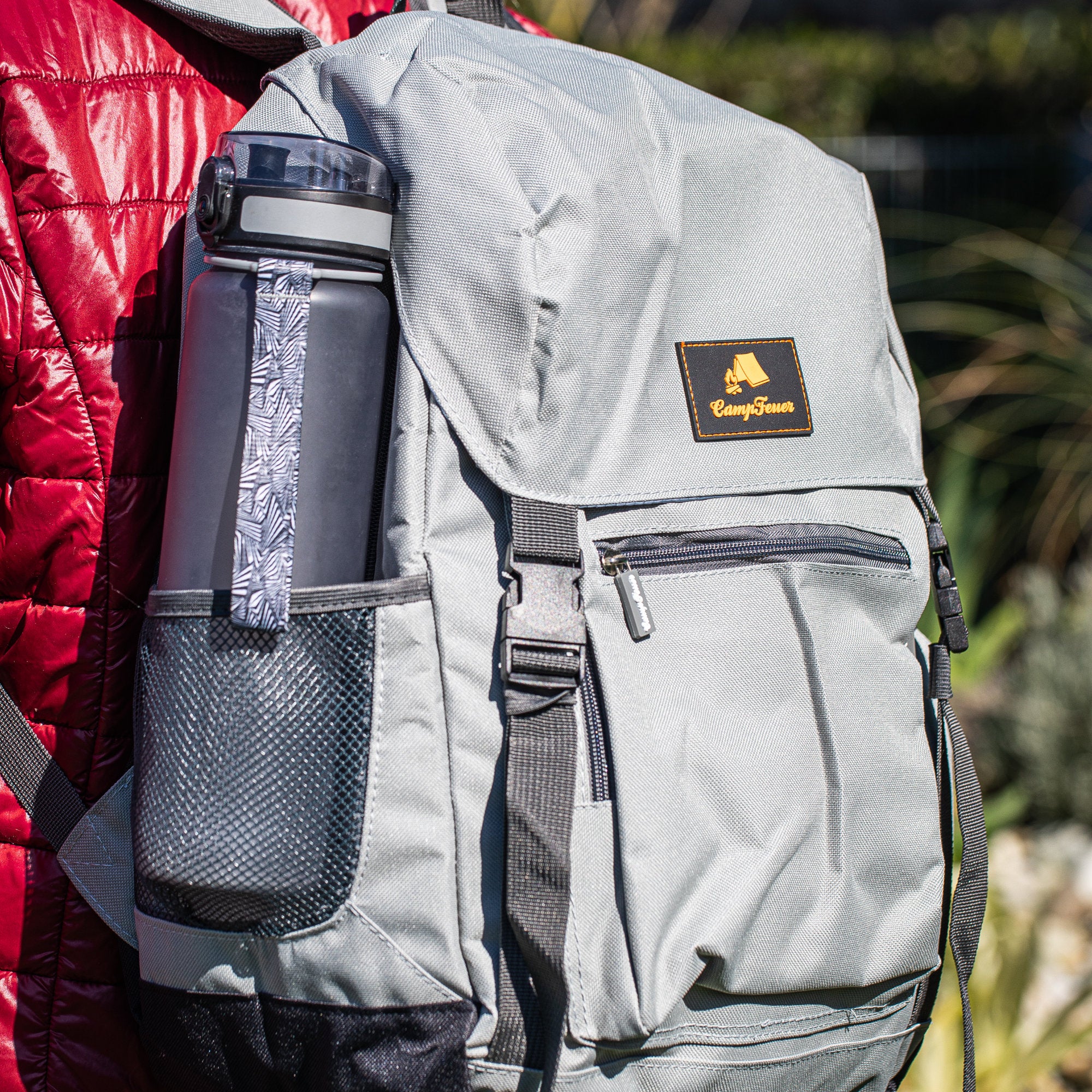 Sac à dos isotherme gris, 20 litres, 42 x 35 x 20 cm, étanche