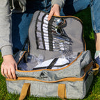 Sac de pique-nique gris, 20 pièces, pour 4 personnes