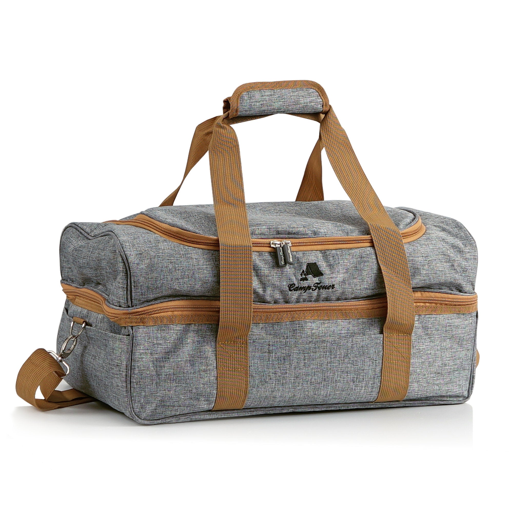 Picnic bag, grey, 20 pieces, for 4 people