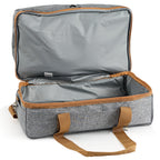 Sac de pique-nique gris, 20 pièces, pour 4 personnes