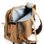 Sac à dos de pique-nique marron, 32 pièces, pour 4 personnes