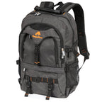 Sac à dos pour ordinateur portable CampFeuer 17 pouces | Noir | Sac à dos professionnel pour ordinateur portable avec port USB