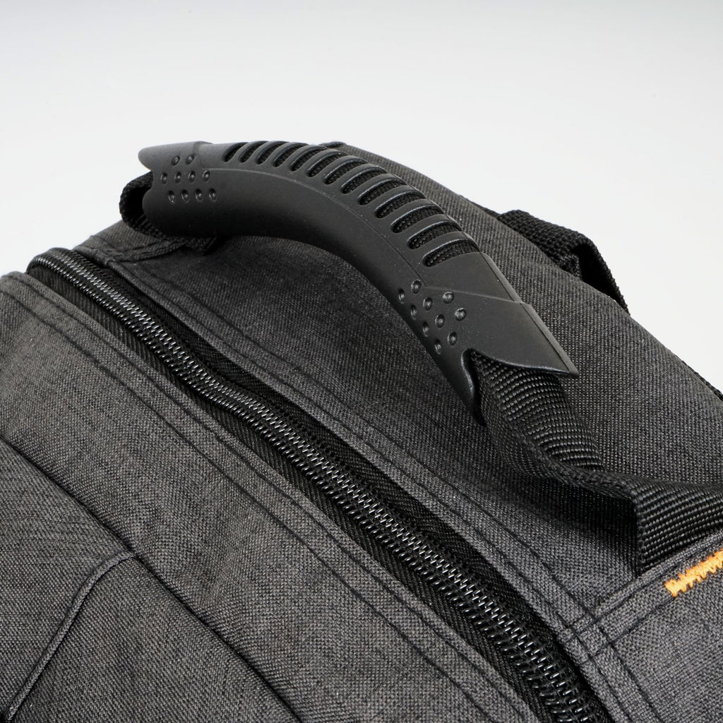 CampFeuer Laptop Rucksack 17 Zoll | Schwarz | Business Notebook Backpack mit USB