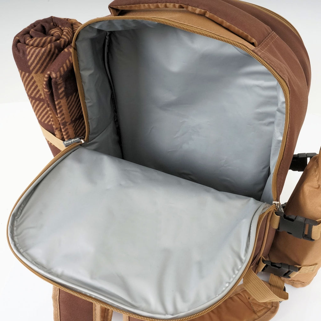 Picnic backpack, 32 pieces, for 4 people, waterproof