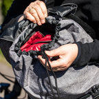 Sac à dos avec compartiment isotherme, gris, 20 litres, étanche