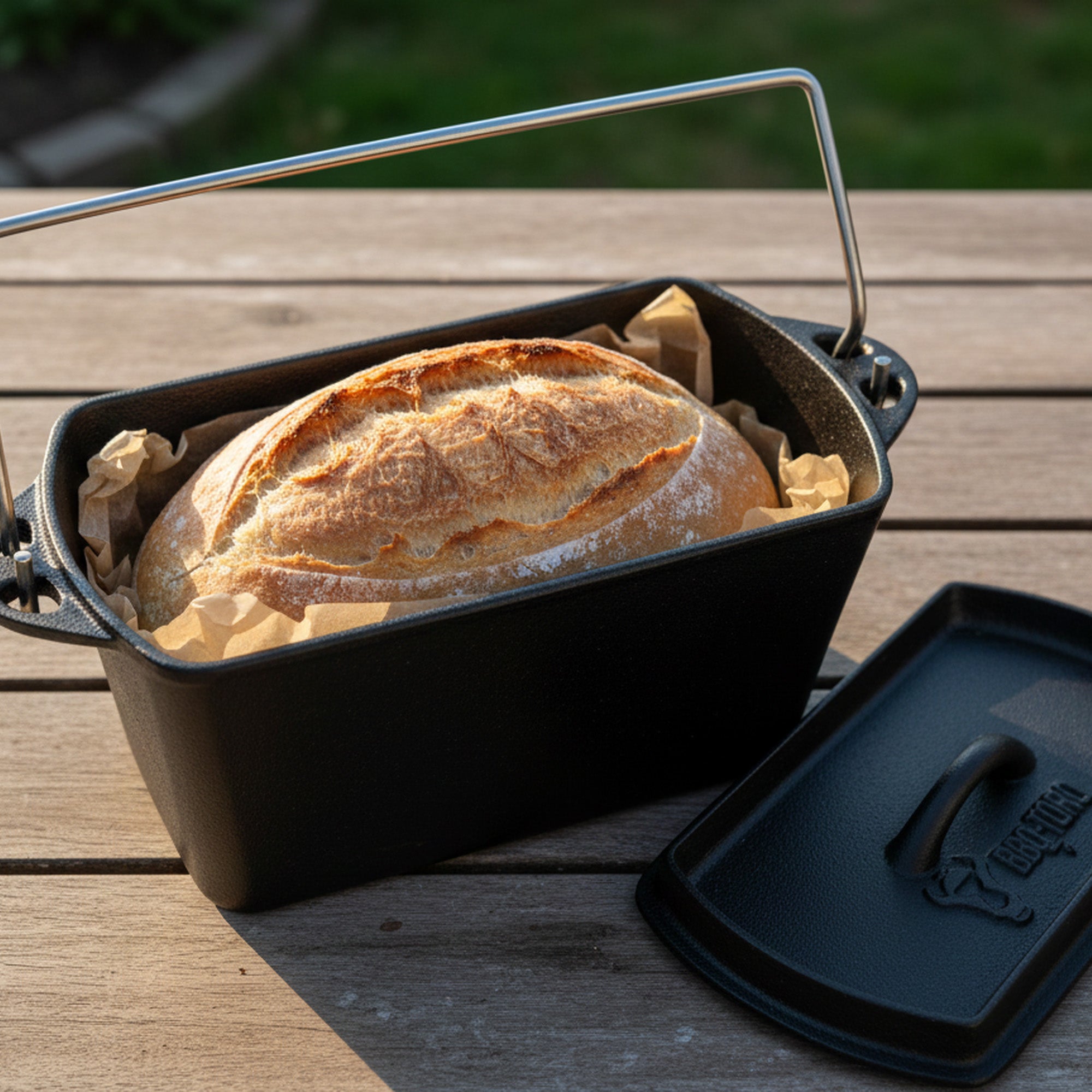 Baking pot, 2 liters, cast iron