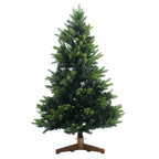 Künstlicher Weihnachtsbaum mit Holzständer