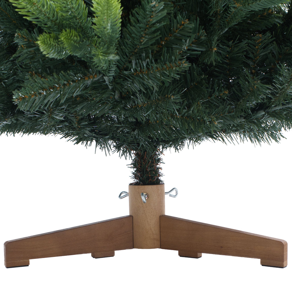 Künstlicher Weihnachtsbaum mit Holzständer