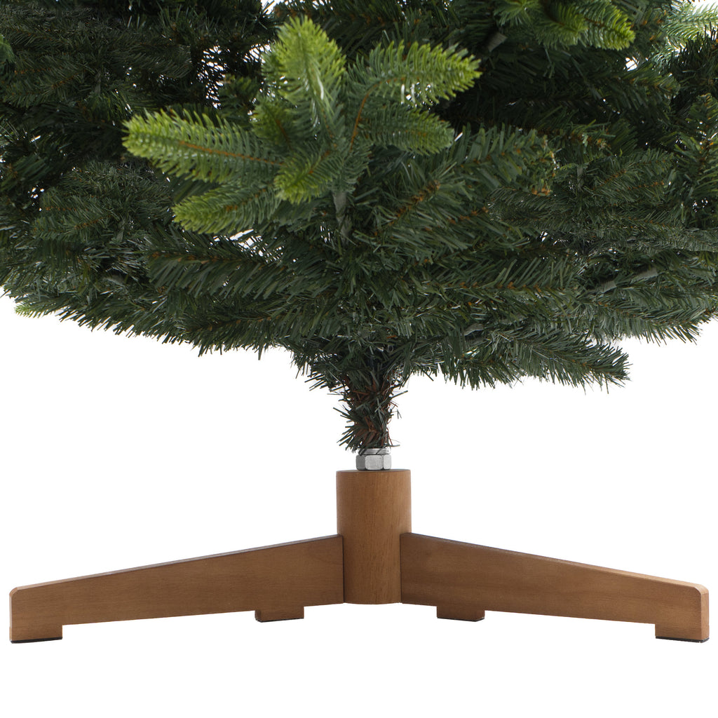 Künstlicher Weihnachtsbaum mit Holzständer