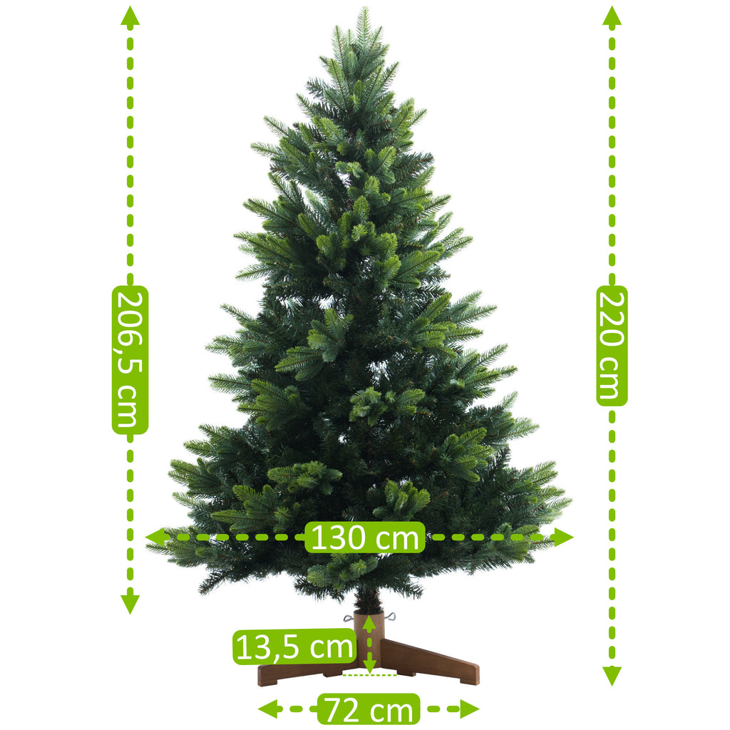 Künstlicher Weihnachtsbaum mit Holzständer