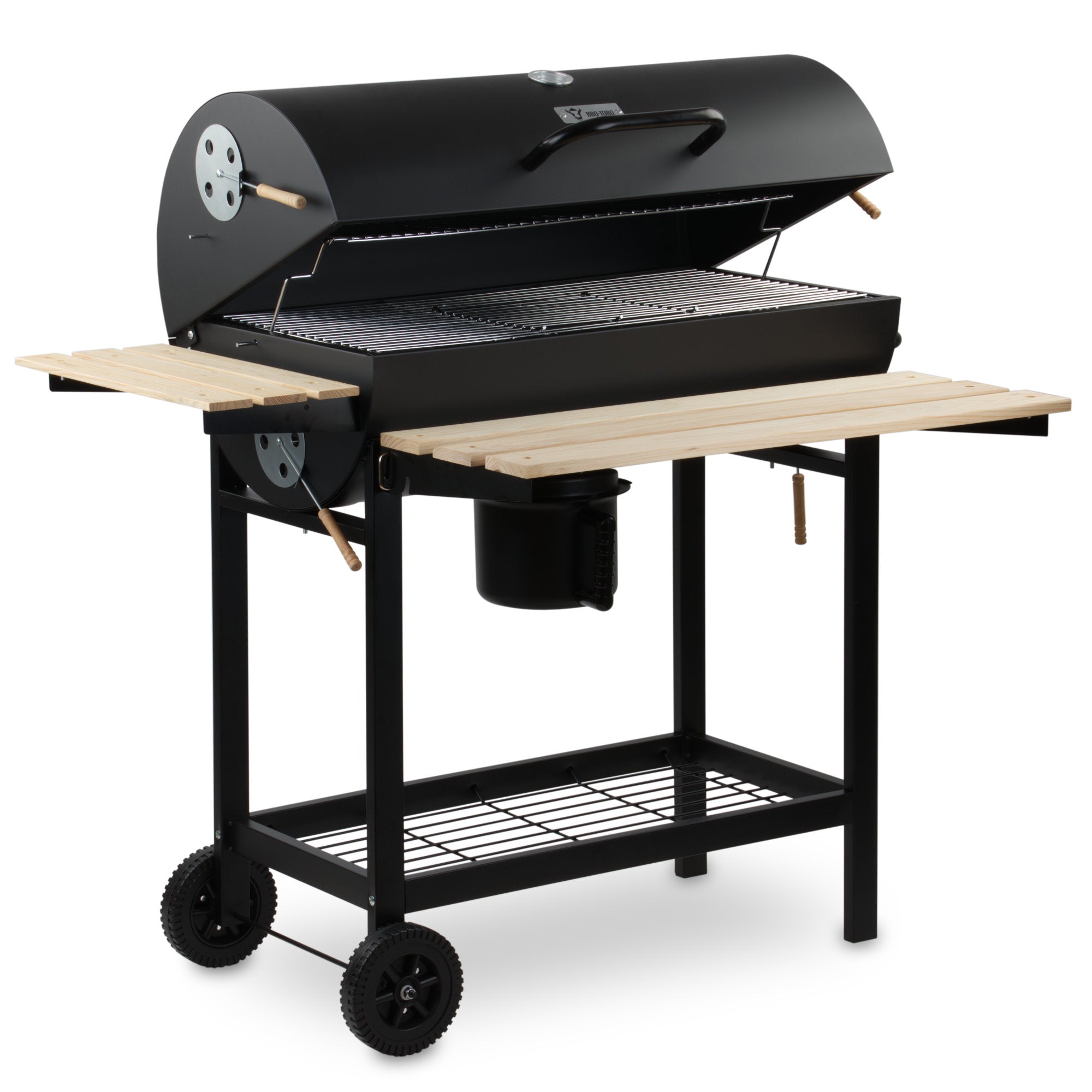 Charcoal grill trolley, Ø 42 x (L) 80 cm