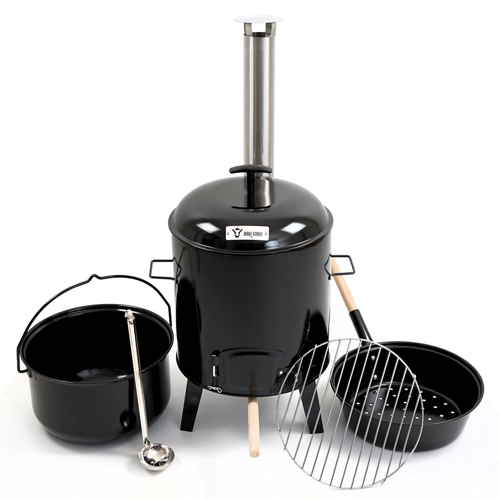 Goulash cannon, 17 liters, enamelled, including lid