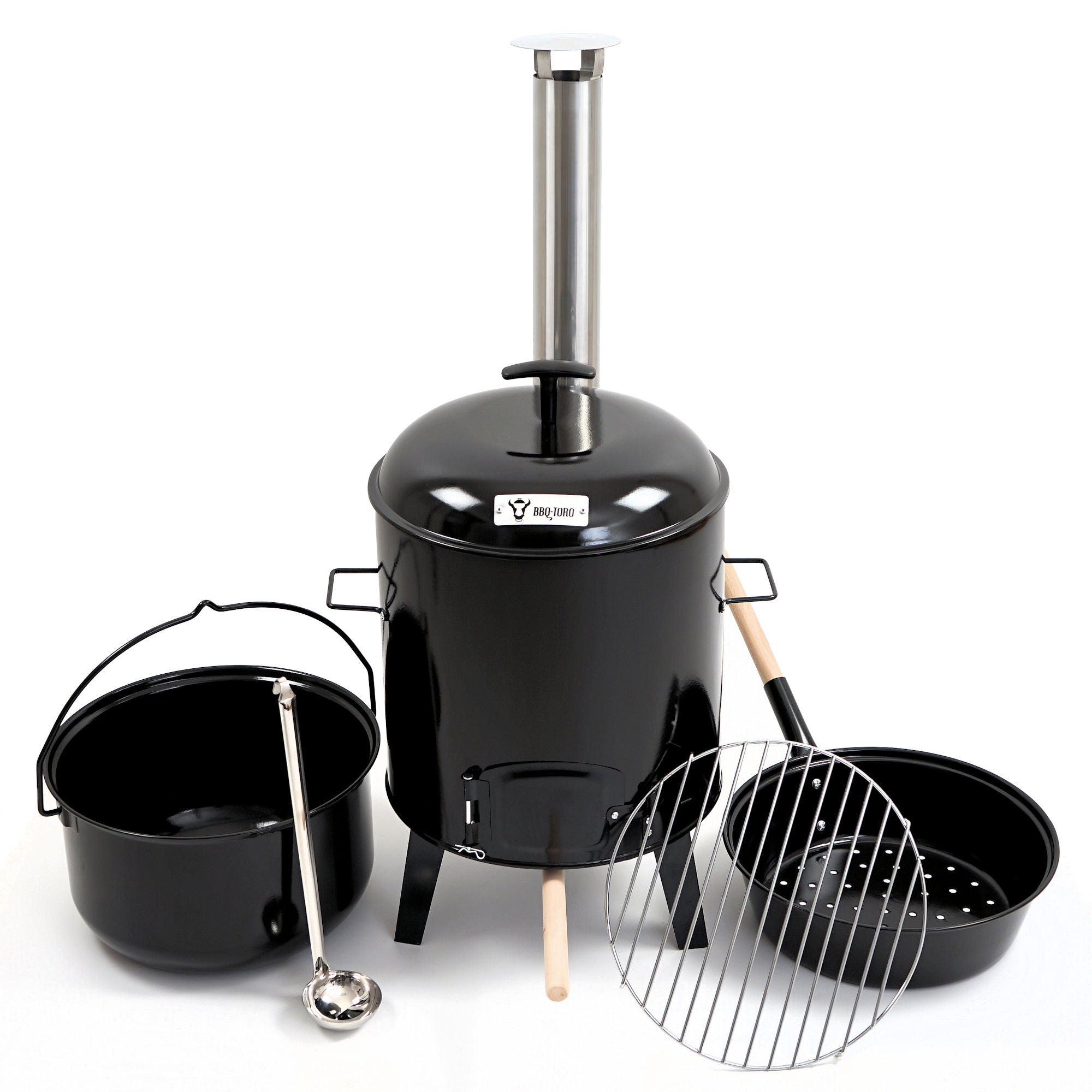 Goulash cannon, 17 liters, enamelled, including lid