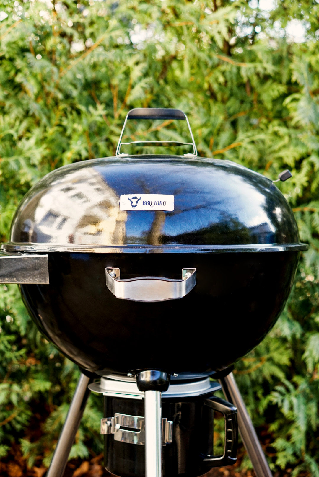 Barbecue à charbon « Bouleau », Ø 57 cm, couvercle amovible