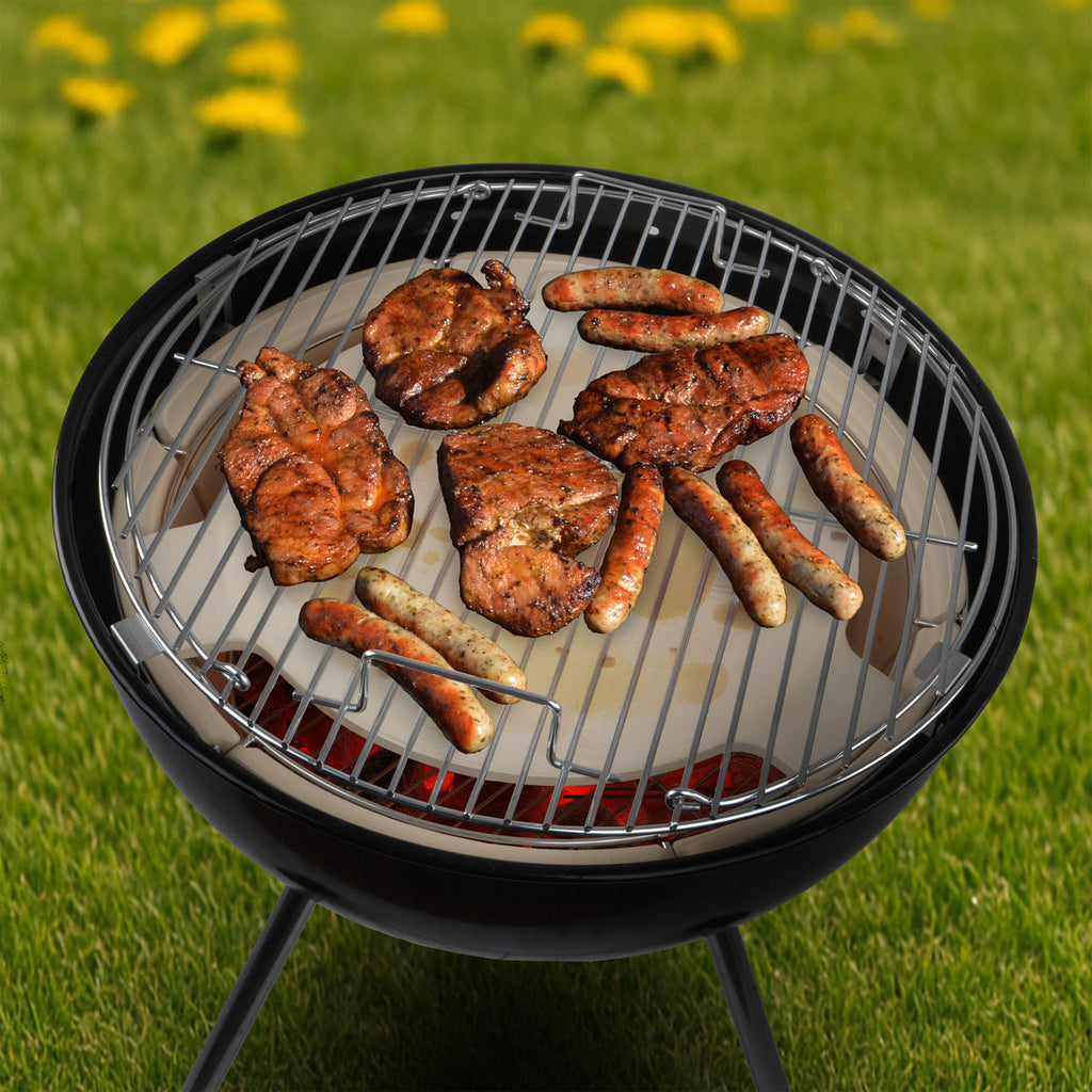 Système de cuisson pour barbecue à charbon de Ø 57 cm, universel et flexible