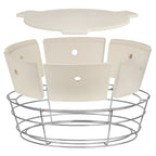 Système de cuisson pour barbecue à charbon de Ø 57 cm, universel et flexible