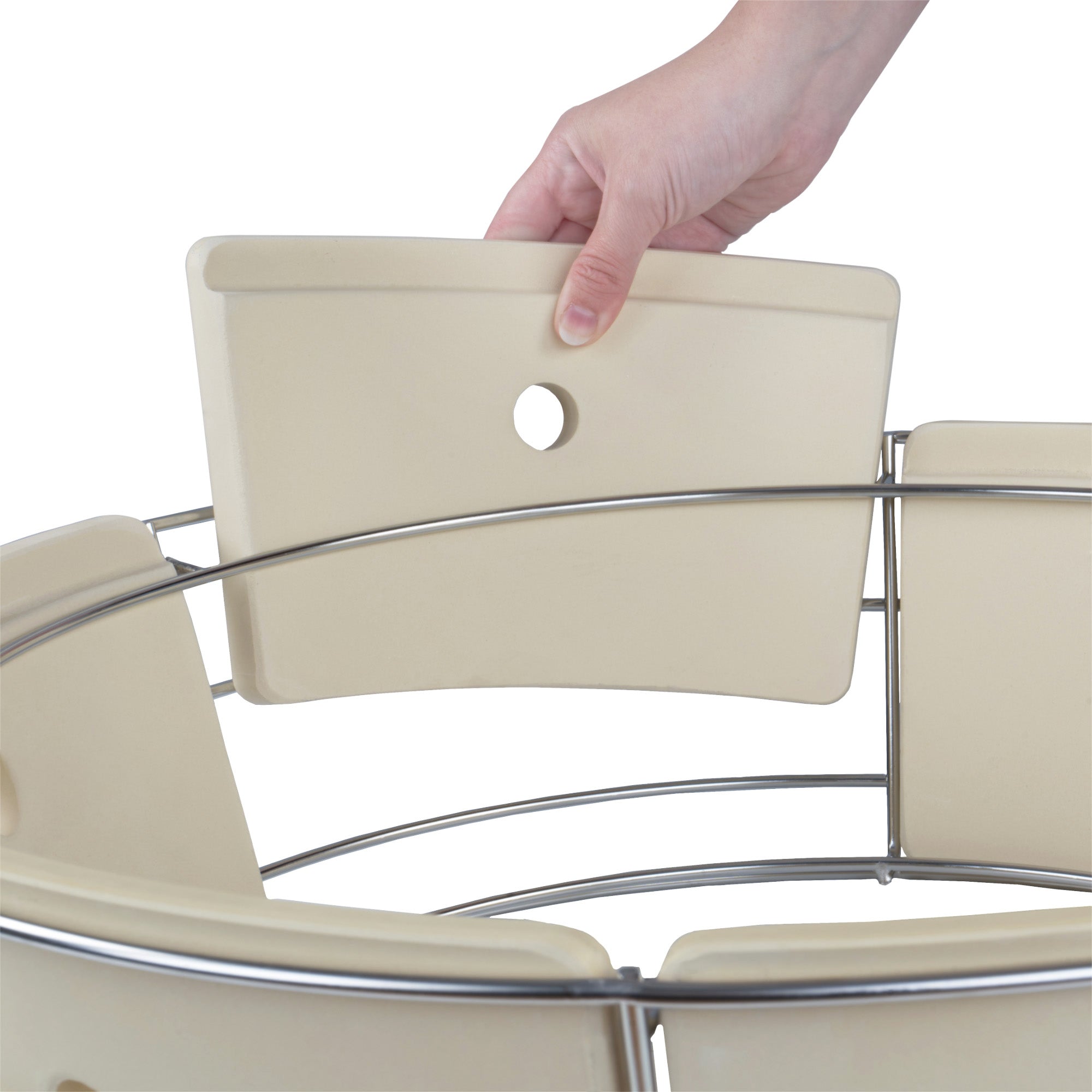 Système de cuisson pour barbecue à charbon de Ø 57 cm, universel et flexible