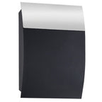 Wall-mounted mailbox "Ancona", black