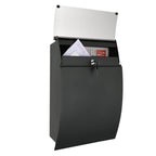 Wall-mounted mailbox "Ancona", black