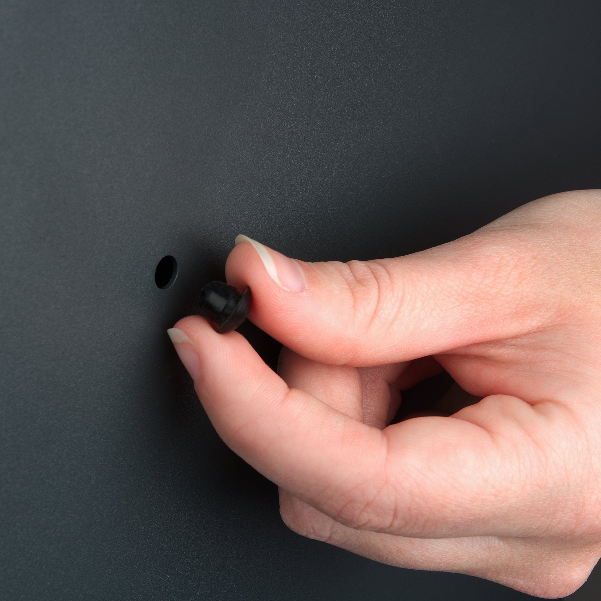 Mailbox, powder-coated steel, including parcel compartment