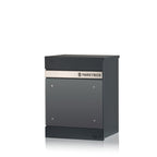 Boîte aux lettres, anthracite RAL 7016, acier revêtu par poudre, avec compartiment à colis