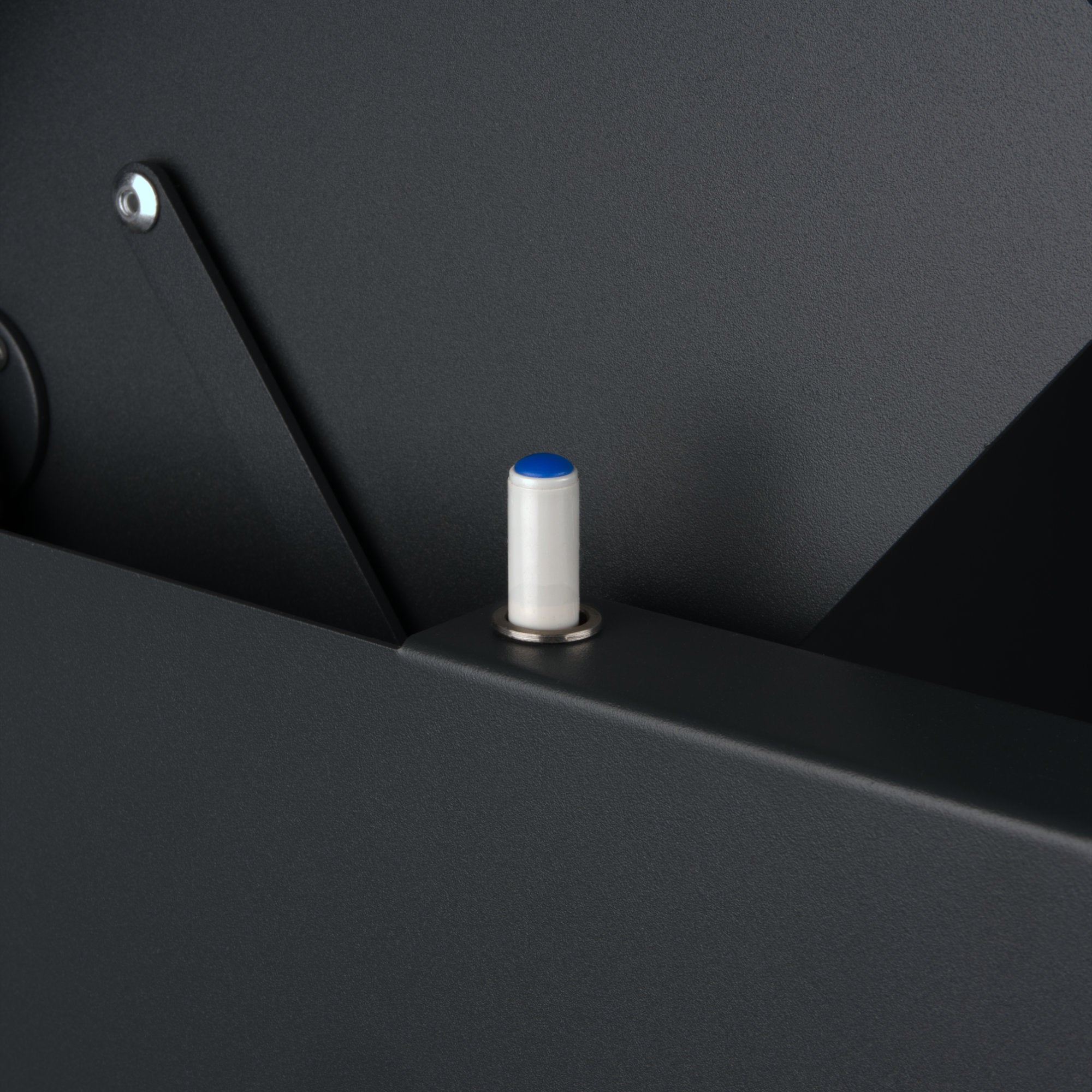 Mailbox, powder-coated steel, including parcel compartment