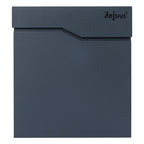 Boîte aux lettres, anthracite RAL 7016, avec amortisseur de fermeture, avec compartiment à journaux
