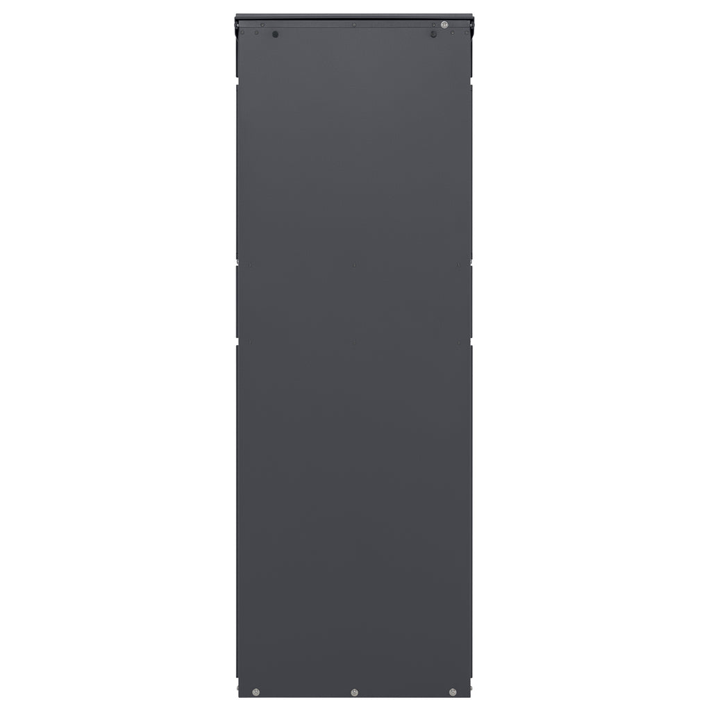 Mailbox, anthracite RAL7016, including newspaper compartment