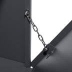 Boîte aux lettres, anthracite RAL 7016, avec compartiment journal